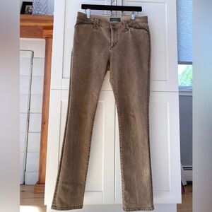 Ralph Lauren Leather Trim Jeans